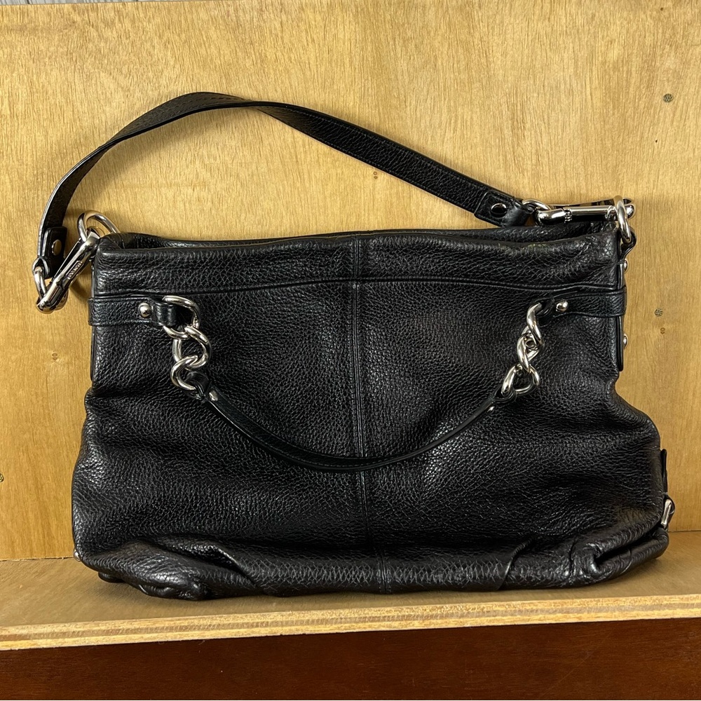 COACH Brooke Convertible Leather Hobo - Picture 2 of 8